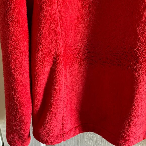 The North Face Women's Medium Red Fleece Full Zip Jacket Long Sleeve. - Picture 11 of 15